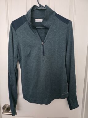 Columbia Teal Half-Zip Pullover